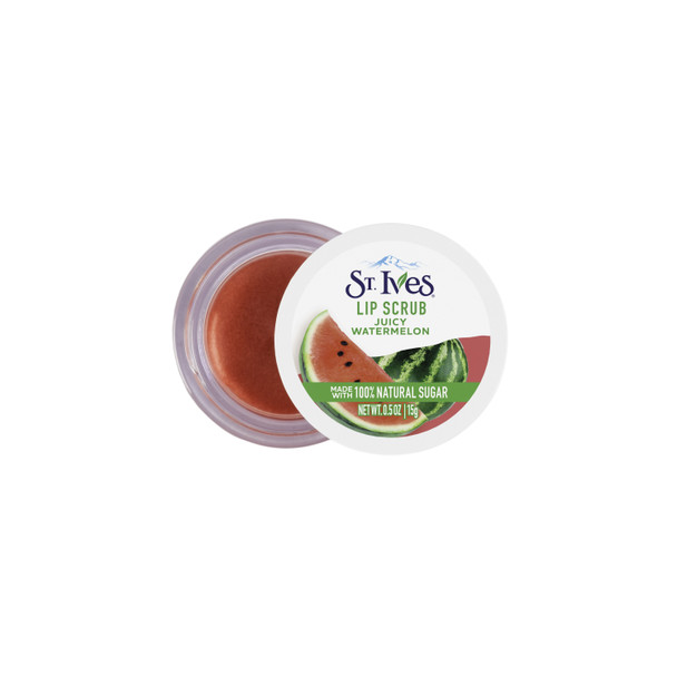 St. Ives Watermelon Lip Scrub for Smooth, Hydrated Lips, 0.5 oz