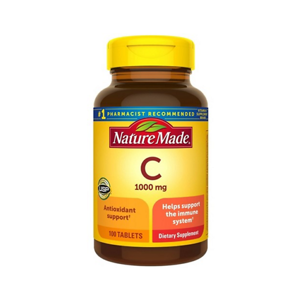 Nature Made Vitamin C 1000mg Tablets, 100 Ct