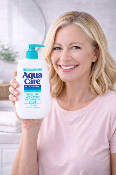 Aqua Care Therapeutic Lotion with 10% Urea for Dry, Rough Skin, 8 fl oz