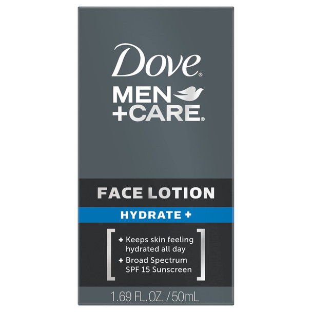 Dove Men+Care Face Lotion, Hydrate Plus 1.69 Ounce