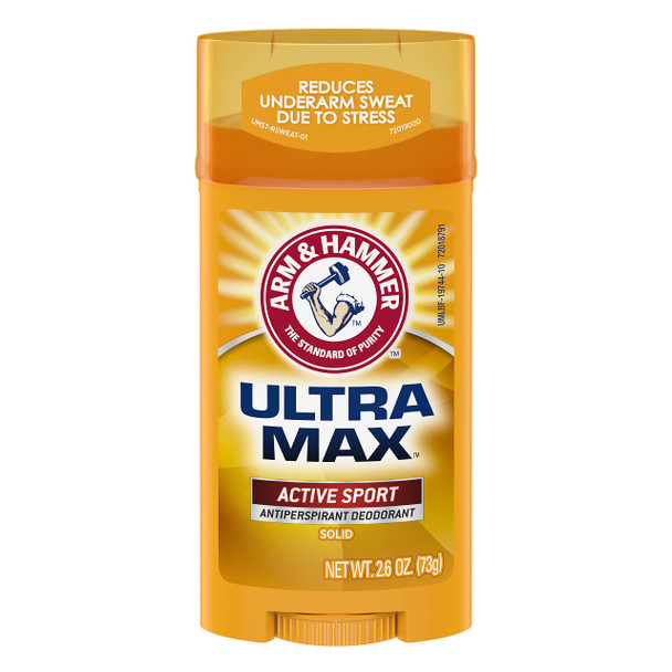 ARM & HAMMER ULTRAMAX Anti-Perspirant Deodorant Active Sport 2.60 oz ( Pack of 1)