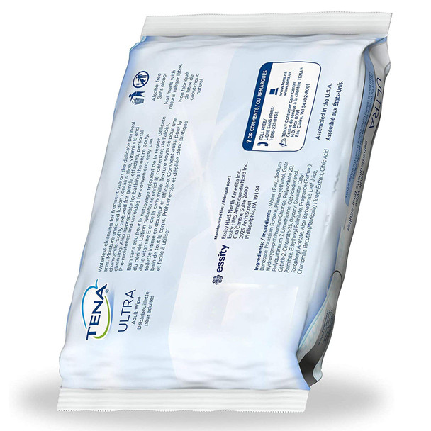 SQ65726 - Sca Personal Care Inc Tena Ultra Flush Washcloth, 7.5 x 12.5