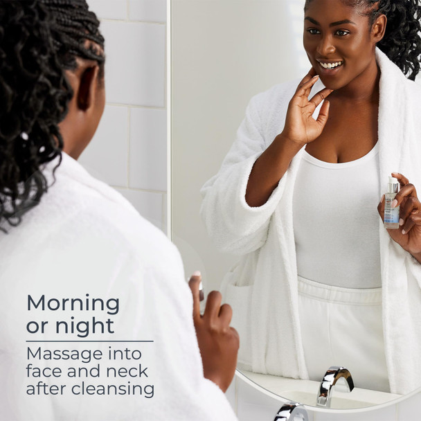 Eucerin Immersive Hydration Smoothing Face Serum, Ultra-Lightweight Hyaluronic Acid Serum Reduces the Look of Fine Lines and Wrinkles, Holiday Gifts for Self Care, 1 Fl Oz Bottle