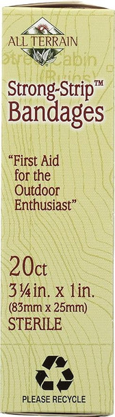 All Terrain Strong Strip Bandages Latex Free - 20 Bandages