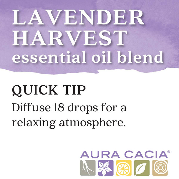 Aura Cacia - Lavender Harvest Pure Essential Oil Blend | 0.5 fl. oz.