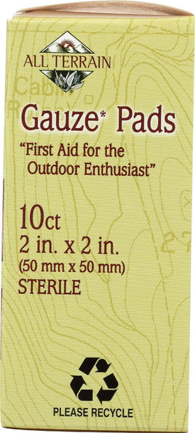 All Terrain Gauze Pads 2 X 2, 10 Ct