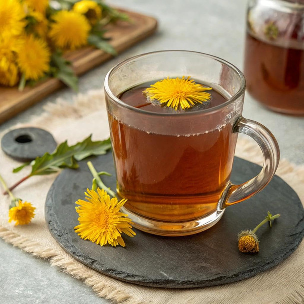 Traditional Medicinals Tea, Organic Roasted Dandelion Root, Supports Kidney Function & Healthy Digestion, 96 Tea Bags (6 Pack)