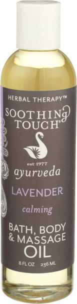 Soothing Touch Lavender Bath, Body & Massage Oil, 8 fl oz