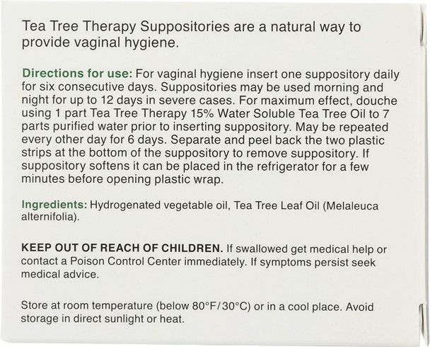 Tea Tree Therapy Suppository 2gm 6pc