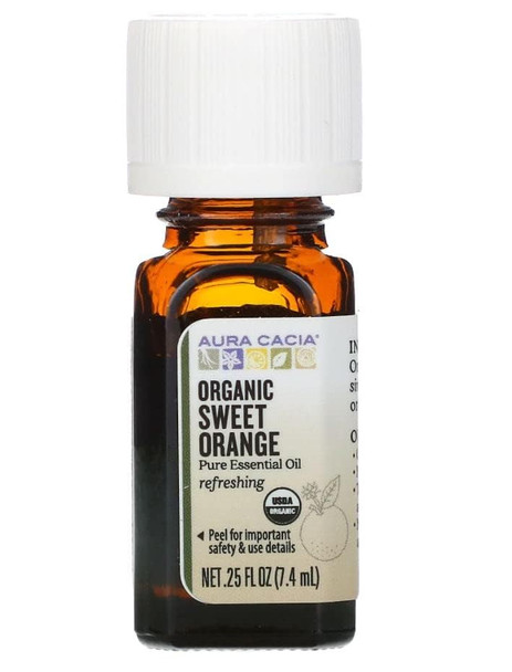 Aura Cacia - Organic Orange Sweet - .25 oz