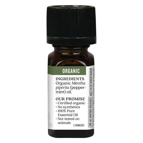 Multi-Purpose Essential Oils, 0.25 oz by Aura Cacia, Organic Peppermint