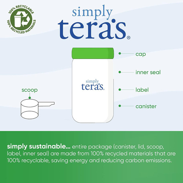 Simply tera's Organic Whey Protein Powder Bourbon Vanilla Flavor