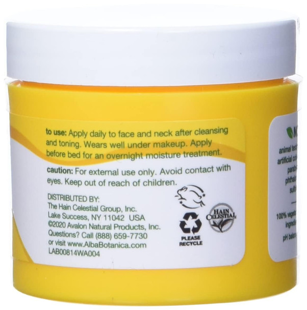 Alba Botanica Ultra Hydrating Moisturizing Cream, with Vitamin E, Fragrance Free, 3 Oz (Packaging May Vary)