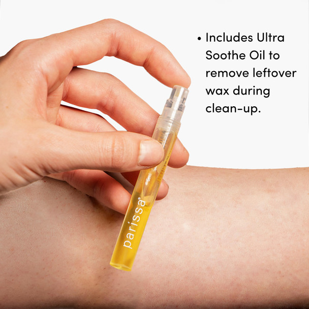 Parissa Natural Eyebrow Wax Strips | Beginner-Friendly, Gentle for Sensitive Skin & Fragrance-Free | Ready-to-Use Brow Waxing | 32 Strips (16 x 2)