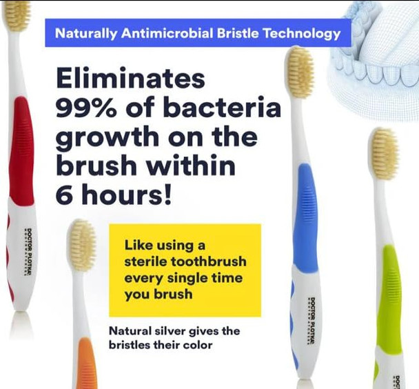 Mouth Watchers Adult Manual Green Colored Toothbrush, Cruelty Free, 1 Each (Pack of 1)