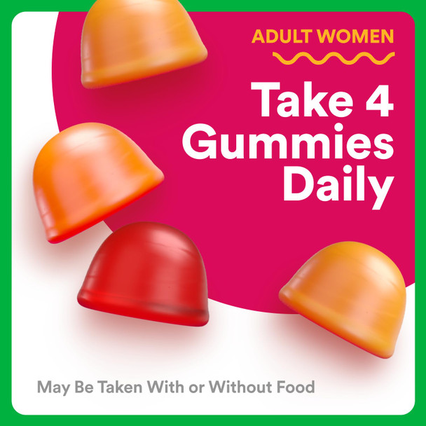 SmartyPants Organic Women's Multivitamin Gummies: Biotin, Methylfolate, Omega 3 (ALA), Vitamin D3, C, Vitamin B12, B6, A, K & Zinc, Inositol, Gluten Free, Vegetarian, 120 Count (30 Day Supply)