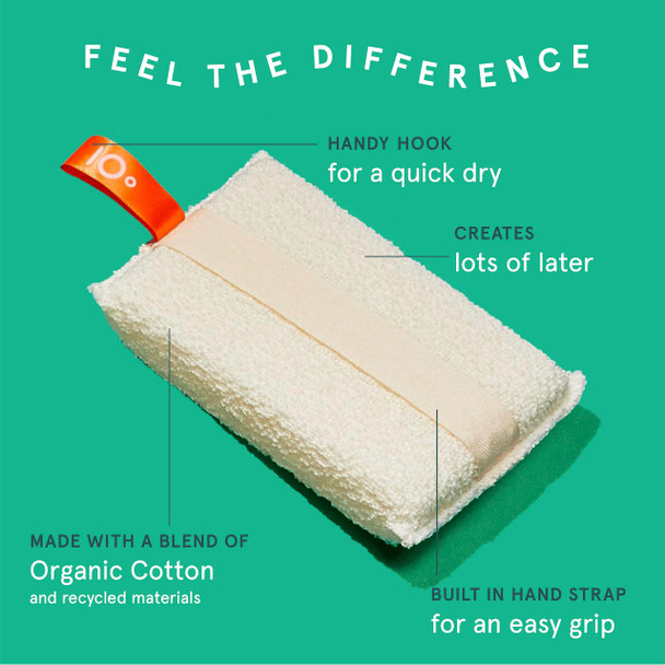 Clean Logic Exfoliating Body Scrubber Large, 1 Count