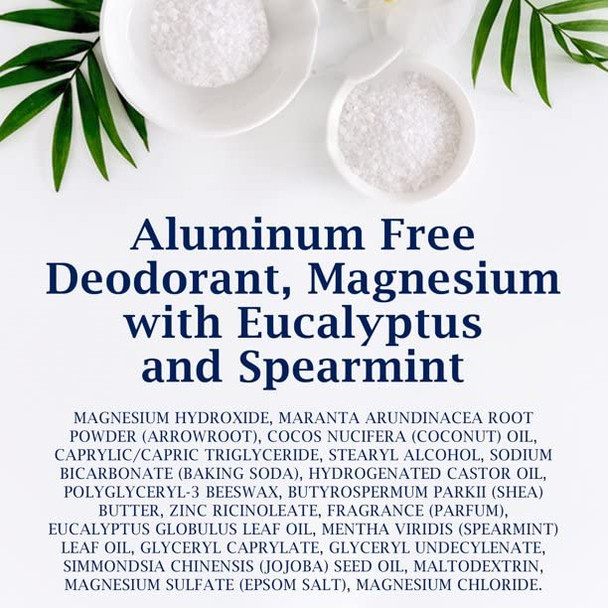 Dr Teal's Aluminum Free Deodorant - Eucalyptus - Paraben & Phthalate Free - 2.65 oz