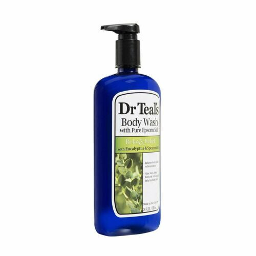 Dr Teal's Body Wash with Pure Epsom Salt Relax & Relief with Eucalyptus 24 Ounce