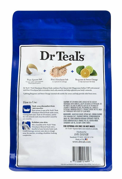 Dr Teal's Pink Himalayan Mineral Soak Restore & Replenish with Epsom Salt 48 Oz