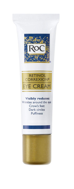 RoC Retinol Correxion Anti-Aging Eye Cream Treatment for Wrinkles, Crows Feet, Dark Circles, and Puffiness .5 fl. oz