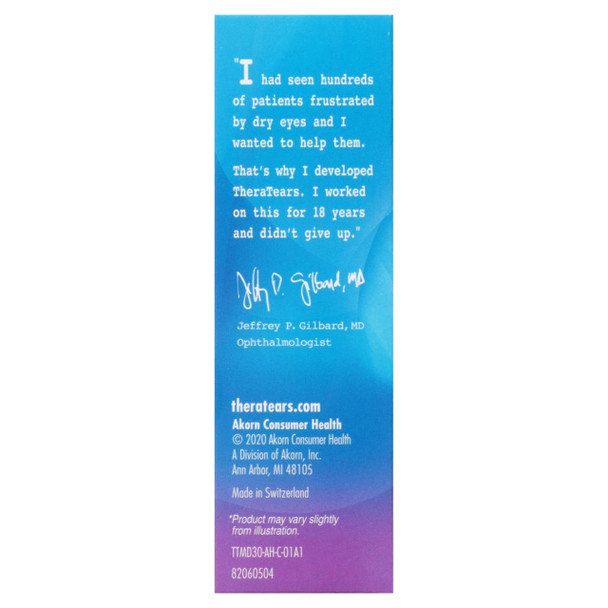 TheraTears Dry Eye Therapy Eye Drops for Dry Eyes, 0.5 Fl Oz