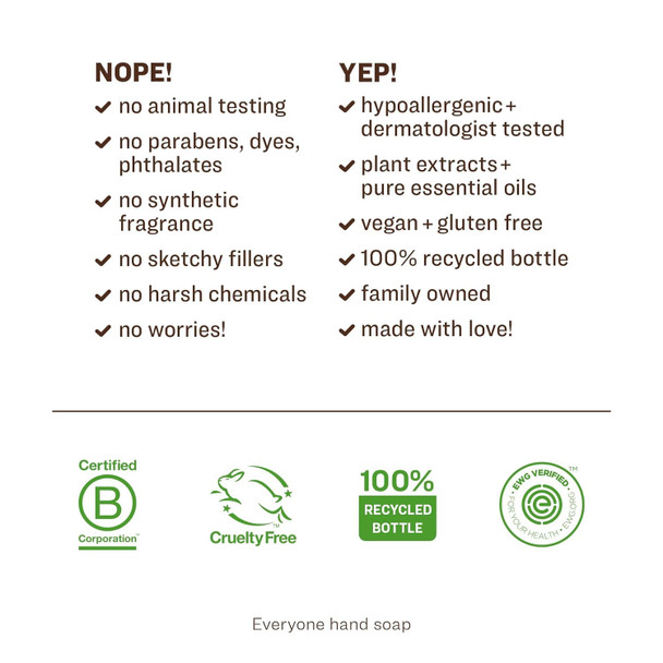 Everyone Liquid Hand Soap, 12.75 Ounce (Pack of 1), Meyer Lemon and Mandarin, made with Essential Oils for kitchen and bathroom