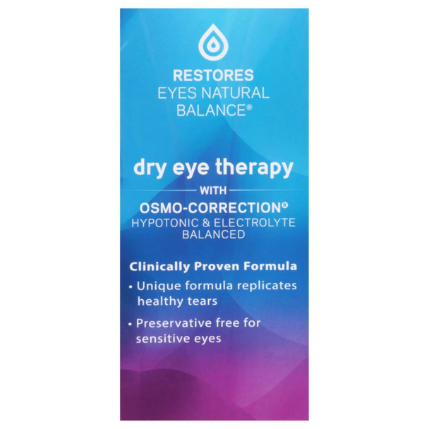 TheraTears Dry Eye Therapy Lubricating Eye Drops for Dry Eyes, Preservative Free eye drops, 30 Single-Use Vials