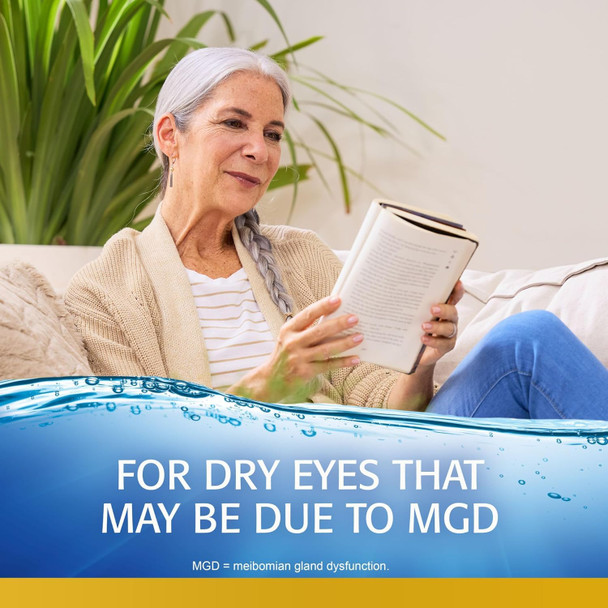 Refresh Lubricant Eye Drops with Natural Oil (3-Pack/ 90 Total)