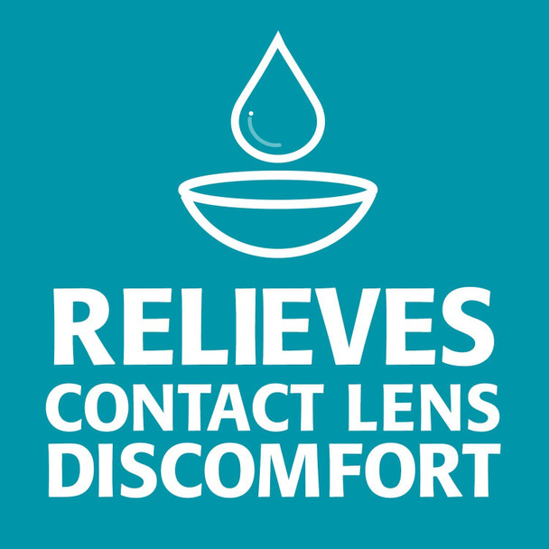 Refresh Contacts, Lubricant Eye Drops, Contact Lens Comfort, 0.4 Fl Oz Sterile - 5 Pack