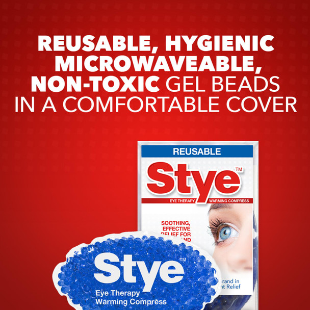 Stye Eye Therapy Reusable Warming Compress, Relief for Styes and Dry Eyes, Reusable