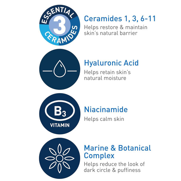 CeraVe Eye Repair Cream 0.5 oz (Pack of 5)