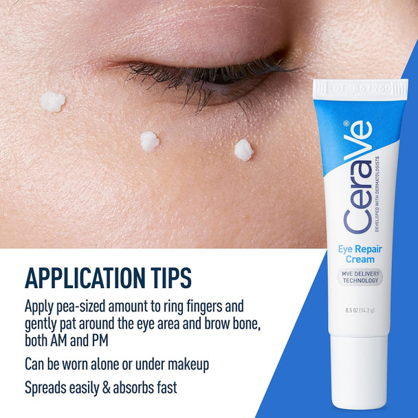 CeraVe Eye Repair Cream 0.5 oz (Pack of 5)