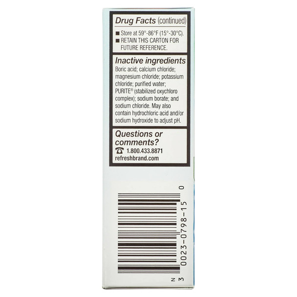 Refresh Tears Lubricant Eye Drops - 2 - 0.5 oz, Pack of 6