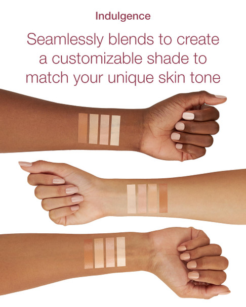 Mineral Fusion Makeup Cream Concealer Eye Palette Quad - 4 Light to Neutral Shades - Indulgence - Blemish Concealer & Under Eye Brightener - With Vitamin C & E - Hypoallergenic