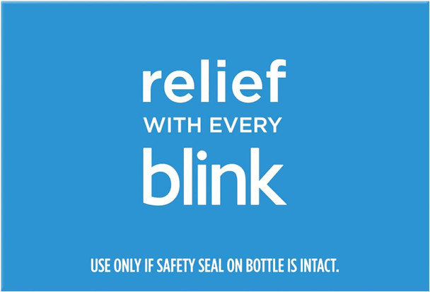 BLINK GelTears Eye Drops for Dry Eyes, Moisturizing & Soothing for Moderate to Severe Dry Eyes, Instantly Soothes, Moisturizes & Provides Long-Lasting Hydration for Day & Night Relief, 0.34 Fl Oz