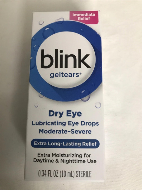 Blink Gel Tears, Lubricating Eye Drops - Buy Packs and Save (Pack of 3)