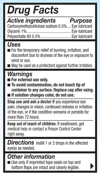 Refresh Optive Advanced Lubricant Eye Drops 0.33 fl oz