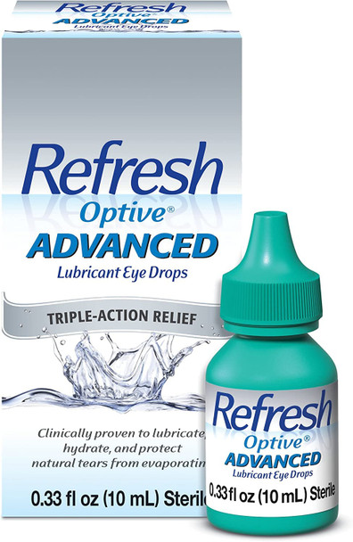 Refresh Optive Advanced Lubricant Eye Drops 0.33 fl oz