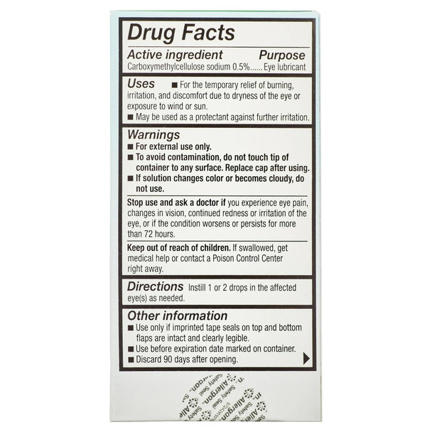 Refresh TEARS Lubricant Eye Drops 0.5% 15 ml (2 Pack) - Packaging May Vary