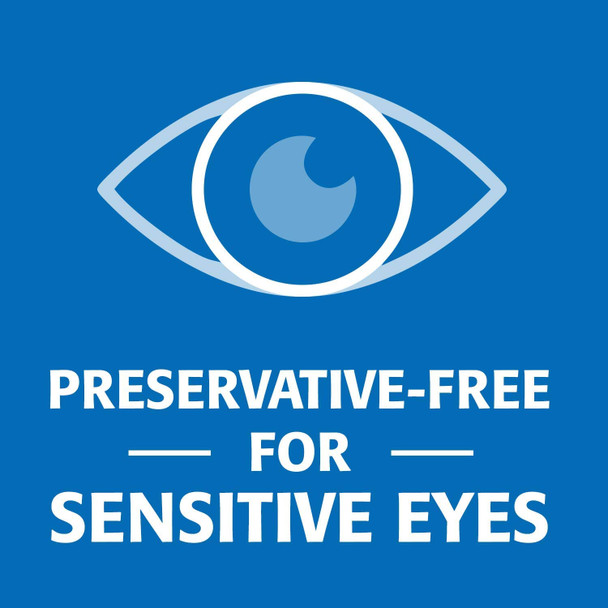 Refresh Optive Lubricant Eye Drops Single-Use Containers - 60 ct, Pack of 4