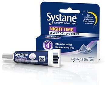 Systane Nighttime Lubricant Eye Ointment 3.5g Tube - Pack of 2