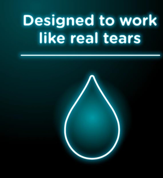 Visine Dry Eye Relief Lubricant Eye Drops with Polyethylene Glycol 400 to Moisturize and Soothe Irritated, Gritty and Dry Eyes, Designed to Work Like Real Tears, 0.5 fl. oz