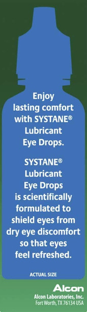 Systane Lubricant Eye Drops, 30 mL Bottle (1 Fl Ounce)