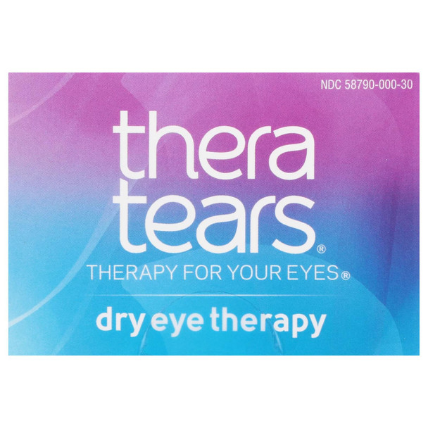 TheraTears Dry Eye Therapy Lubricating Eye Drops for Dry Eyes, Preservative Free eye drops, 30 Single-Use Vials (2 Pack)