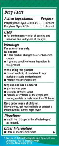 Alcon Systane Lubricant Eye Drops Soothing Comfort Dry Eye Relief Sterile 1 oz