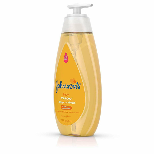 Johnsons Baby Shampoo Gentle To Eyes Hypoallergenic No Parabens 20.3 oz 2 Pack