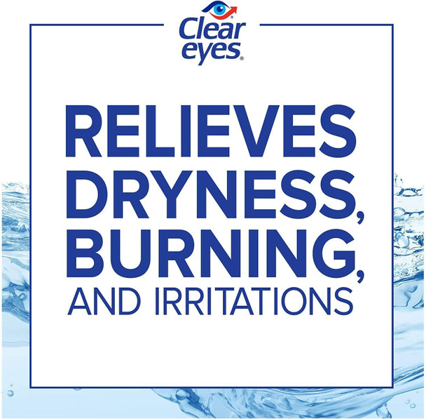 Clear Eyes Maximum Redness Eye Relief Eye Drops, 0.5 Fl Oz, Pack of 3