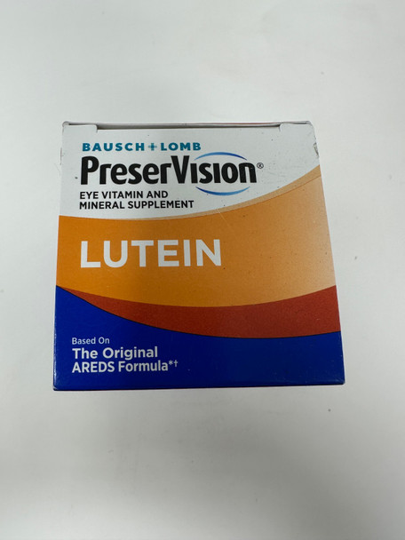 Bausch & Lomb Preservision Eye Vitamin & Mineral Supplement Lutein 120ct 6 Pack