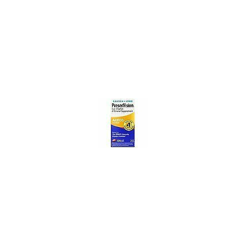 Bausch & Lomb Preservision Eye Vitamin & Mineral Supplement Lutein 120ct 6 Pack